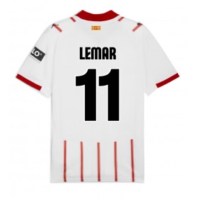 Pánské fotbalový oblečení Girona Thomas Lemar #11 Domácí košile 2025-26 Krátkým Rukávem
